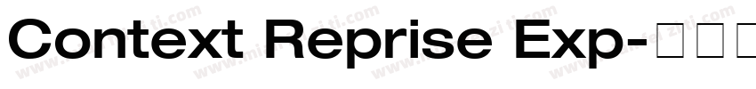 Context Reprise Exp字体转换